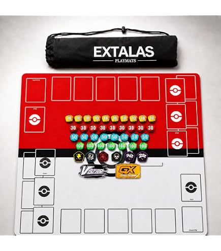 Amazon.com: Playmat Designed for The Pokemon Trading Card Game